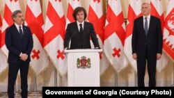 Михаил Кавелашвили, Ираклий Кобахидзе и Зураб Патарадзе (справа)
