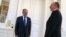 Азербайждан -- Глава МИД России Сергей Лавров (слева) и президент Азербайджана Ильхам Алиев, Баку, 12 июля 2016 г․ 
