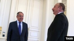 Ilham Əliyev Sergey Lavrovu qəbul edir, 11 iyul, 2016