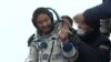 Y0zo Hirano is seen exiting the Soyuz MS-20 in Kazakhstan on December 20.