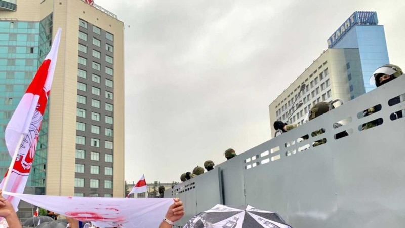 Берасьцейца арыштавалі ў крымінальнай справе, заведзенай пасьля 100-тысячнага маршу ў Менску