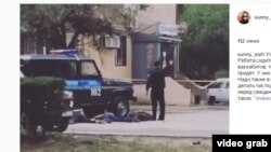 Ijtimoiy tarmoqda tarqalgan Aktobedagi otishma ga oid videodan surat