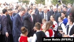 Vučić i Dodik na otvaranju škole 30. januara 2016.