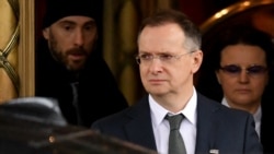 Владимир Мединский на переговорах в Женеве, 18 февраля