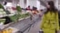 На продуктовом рынке в Алматы.