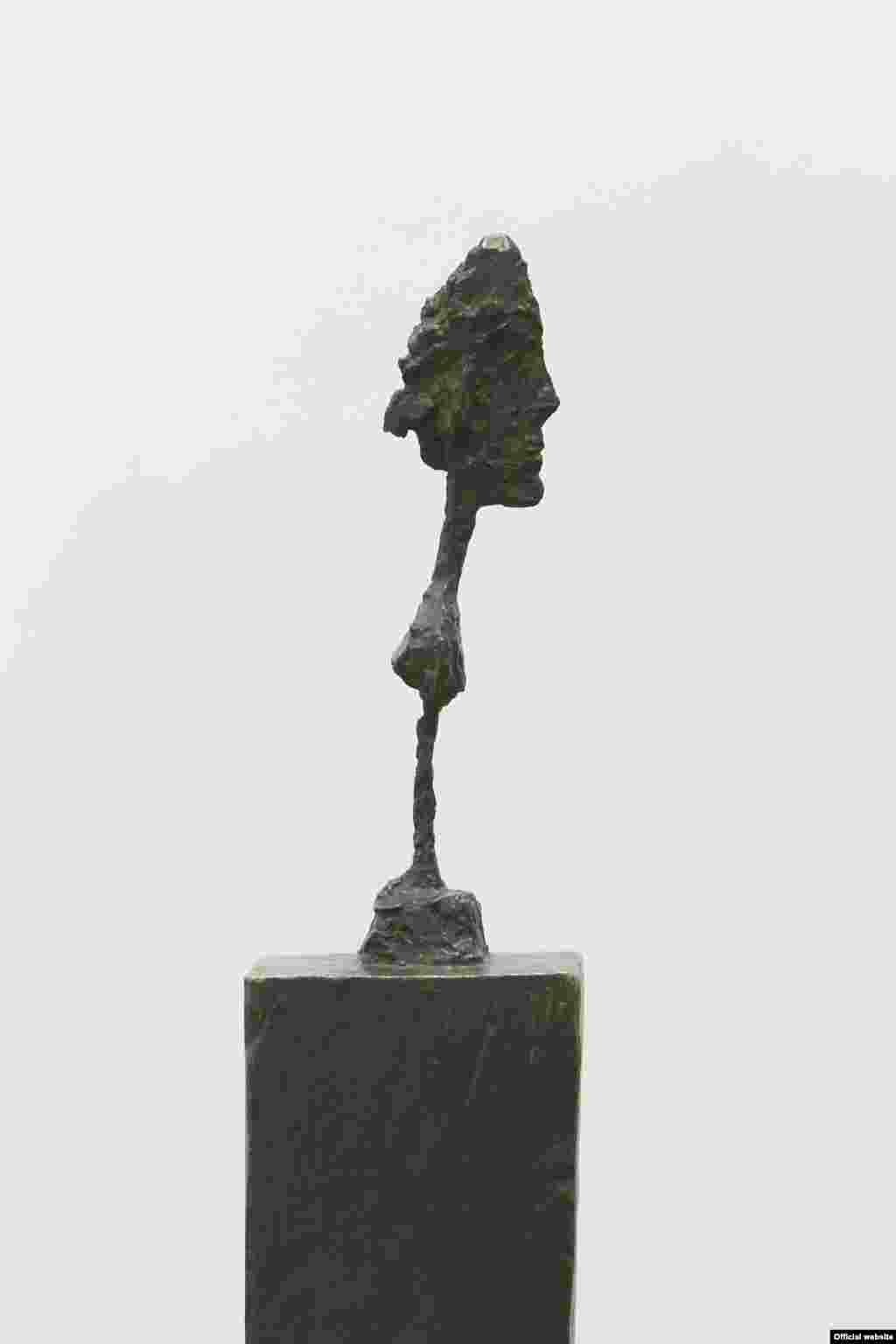 Giacometti, Bust de mici dimensiuni al lui Diego pe coloană