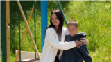 Ksenia Koldin with her brother Serhiy were forced to leave Ukraine for Russia. Both have since returned home.
