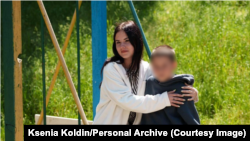 Ksenia Koldin with her brother Serhiy were forced to leave Ukraine for Russia. Both have since returned home.