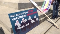 „Nu trebuie să fim vaccinați cu sila!” Protest al preoților și enoriașilor, la Chișinău