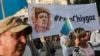 Акция в Киеве в поддержку одного из лидеров Меджлиса крымских татар Ахтема Чийгоза