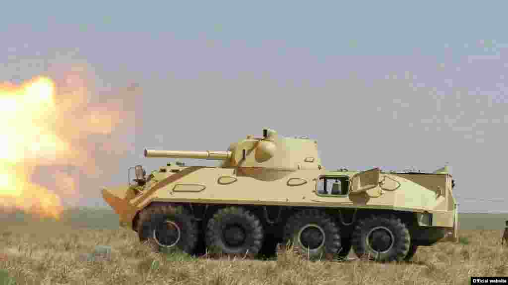 Uzbekistan - Testing modernized weapons. Photo from the website of the Ministry of Defense of Uzbekistan.