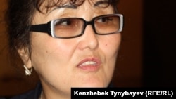 Независимая журналистка Бахытгуль Макимбай. Алматы, 20 сентября 2010 года