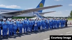 Узбекистанцы, приехавшие на работу в Витебскую область Беларуси. Фото: пресс-служба администрации Андижанской области