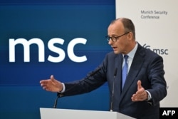 Канцлер Германии Фридрих Мерц выступит с речью на открытии международной конференции по безопасности в Мюнхене, 13 февраля 2026 года