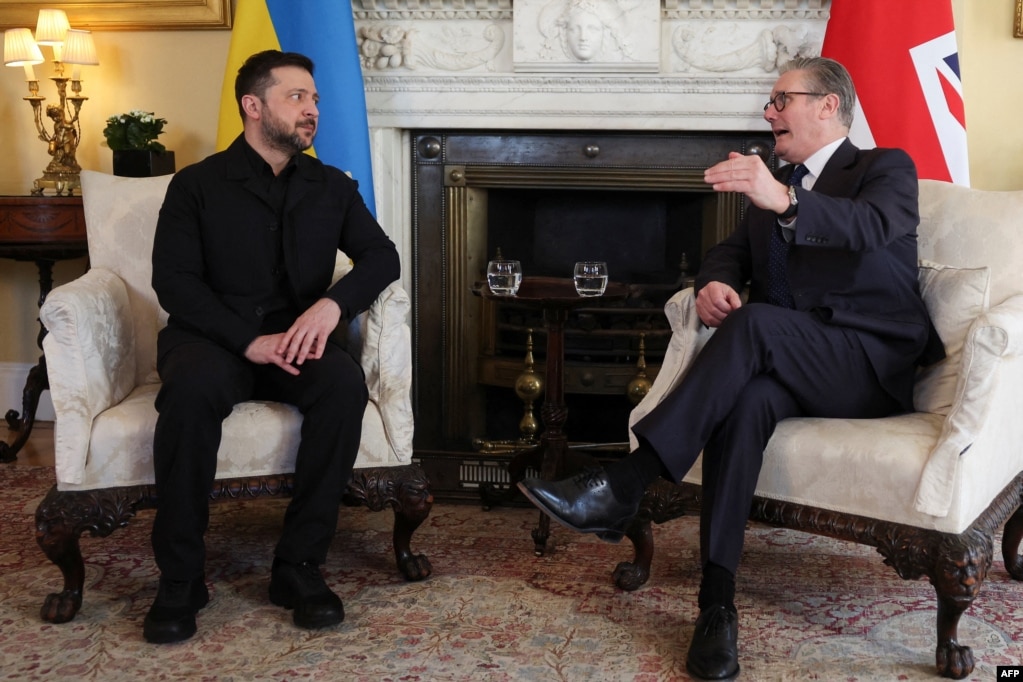 Владимир Зеленский и Кир Стармер, Лондон, 17 марта 2026 года