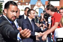 الکساندر بنالا محافظ امانوئل مکرون رئیس جمهور فرانسه