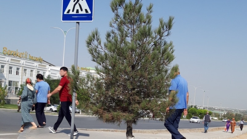 Marynyň polisiýasy ýörite geçelgelerden geçmeýän pyýadalary tutýar