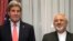 U.S. Secretary of State John Kerry (left) and his Iranian counterpart Mohammad Javad Zarif (right) will be discussing Syria with other foreign ministers over the next couple days. 