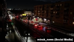 Менск у прыцемках увечары 4 лютага 2026 году