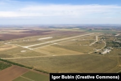 A 2012 image of the Hvardiyske air base.