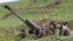 Nagorno-Karabakh - Armenian soldiers at an artillery position in southeastern Karabakh, 5Apr2016.