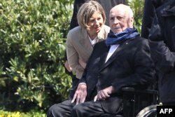 Helmut Kohl și soția sa Maike Kohl-Richter, aprilie 2016