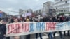 Serbia - Novi Sad - Protest of students and citizens on the day of the "General Strike" action in Serbia - January 24 2025