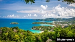 Пхукет, Тайланд. Иллюстрациялык сүрөт.