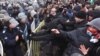 Сутычкі дэманстрантаў з паліцыяй перад будынкам баўгарскага парлямэнту, 15 студзеня 2008 г.