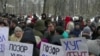 Митинг у штаб-квартиры ОБСЕ в Донецке