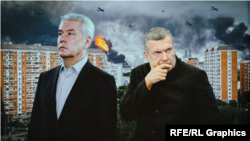 Коллаж: Собянин и Соловьёв