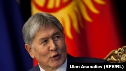 Президент Алмазбек Атамбаев.