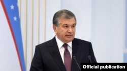 Президент Узбекистана Шавкат Мирзияев. 