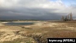 Сімферопольське водосховище, листопад 2019 року