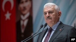 Спикер парламента Турции Бинали Йылдырым (архив)