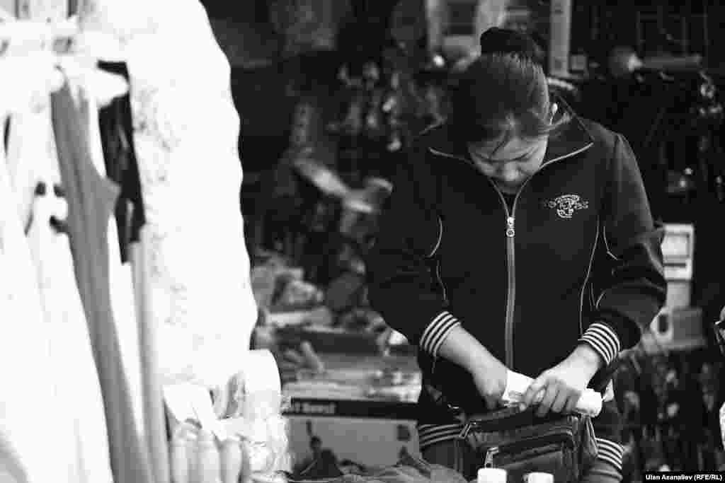 Many migrants work as traders at the market in Yakutsk.