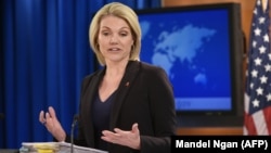 U.S. State Department spokeswoman Heather Nauert (file photo)