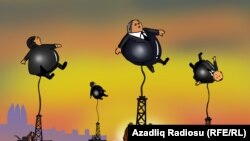 Azeri Oil Balloons (RFE/RL Azerbaijani Service)