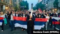 Protest u Beogradu, 14. maj 2020. 