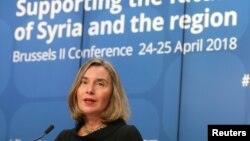 Federica Mogherini la Conferința internațională de la Bruxelles
