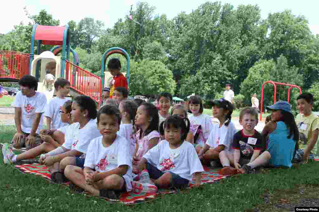 В мероприятии принимали участие около 40 детей из Кыргызстана.&nbsp;