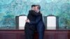 North Korean leader Kim Jong Un (left) and South Korean President Moon Jae-in hug during a signing ceremony near the end of their historic summit in the truce village of Panmunjom on April 27. The leaders embraced warmly after signing a statement in which they declared &quot;there will be no more war on the Korean Peninsula.&quot; (AFP/Korea Summit Press Pool)