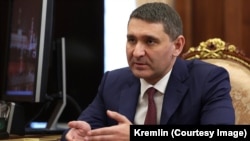 Андрей Рюмин на встрече с Владимиром Путиным, июнь 2024 года