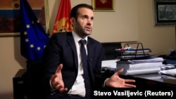 Montenegrin Finance Minister Milojko Spajic (file photo)