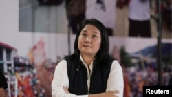 Predsjednička kandidatkinja Perua Keiko Fujimori na konferenciji za novinare dan nakon drugog kruga izbora, u Limi, Peru, 7. juna 2021. 