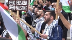 Palestinian Diaspora In Belgrade Rallies To Support Palestinians In Jerusalem