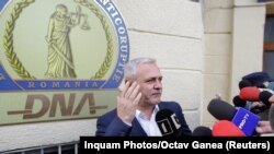 Liviu Dragnea la sediul DNA, 13 noiembrie 2017.