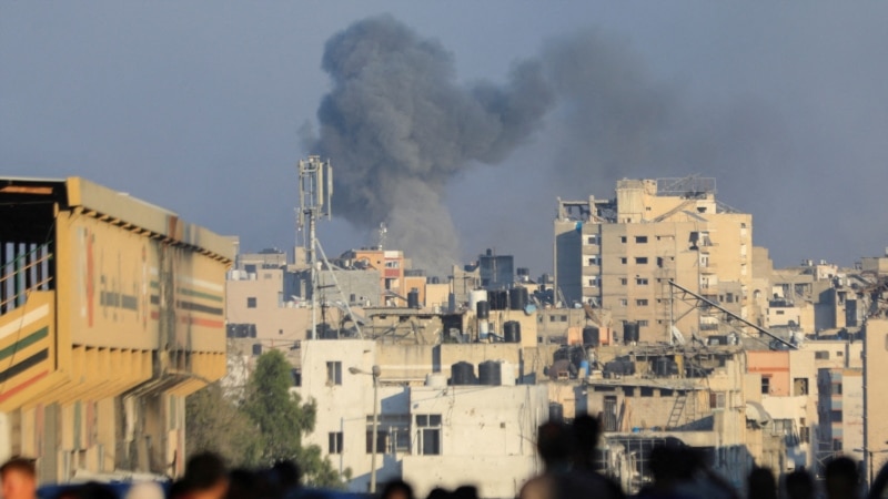 Израил Газа шаарына чабуул койду