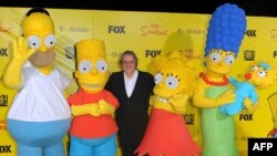 Matt Groening i Simpsoni, 2009. 