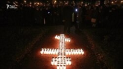 Панихида о жертвах Большого террора в Санкт-Петербурге (видео)